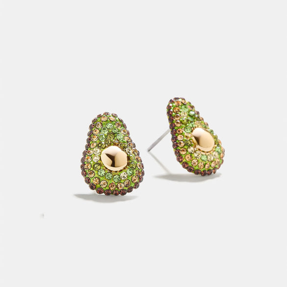 Wholesale Fruit Series Geometric Copper Electroplated Unisex Earrings