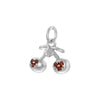 Wholesale Fruit Shaped Copper And Silver Pendant With Zirconia Sweet Style
