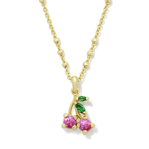 Wholesale Fruit Style Copper Zircon Electroplated Clavicle Necklace