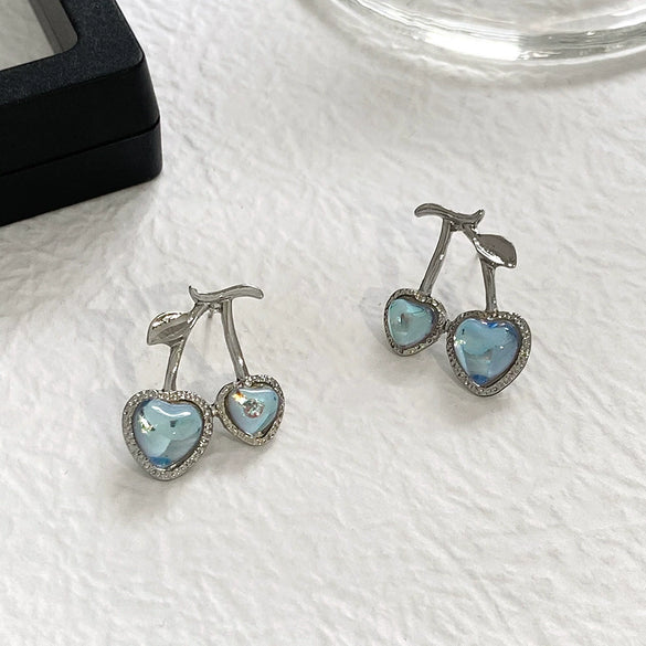 Wholesale Fruit Style Plastic And Resin Earrings For Women With Electroplating