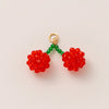 Wholesale Fruit Style Titanium Steel Alloy Gold Electroplated Watermelon Zircon Pendant Necklace For Women