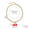 Wholesale Fruitshape Plastic Resin Alloy Jewelry With Electroplating For Women Strawberry Cherry Pendant Necklace