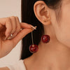 Wholesale Fruitstyle Resin Earrings For Women With Electroplating Process