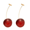 Wholesale Fruitstyle Resin Earrings For Women With Electroplating Process