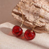 Wholesale Fruitstyle Resin Earrings For Women With Electroplating Process