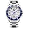 Wholesale Fully Automatic Mechanical Men's Watch With Calendar Function Stainless Steel Case And Band Mineral Reinforced Glass Mirror Round Dial Waterproof