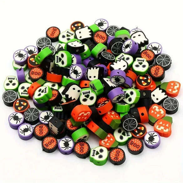 Wholesale Funny Soft Clay Beads Diy Bracelet Beaded Jewelry Accessories In Plastic And Resin With Paint Treatment