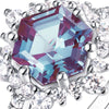 Wholesale Geometric Alexandrite Ring 925 Silver For Women