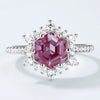 Wholesale Geometric Alexandrite Ring 925 Silver For Women