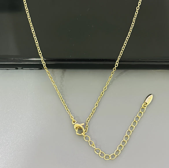 Wholesale Geometric Alloy And Stainless Steel Necklace For Women With Electroplating Single Chain Clavicle Chain Simple Style