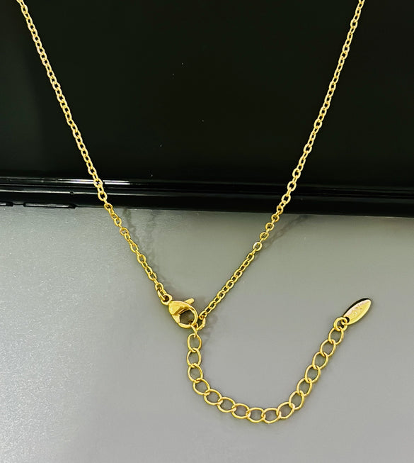 Wholesale Geometric Alloy And Stainless Steel Necklace For Women With Electroplating Single Chain Clavicle Chain Simple Style