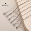 Wholesale Geometric Alloy And Stainless Steel Necklace For Women With Electroplating Single Chain Clavicle Chain Simple Style