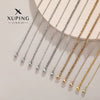 Wholesale Geometric Alloy And Stainless Steel Necklace For Women With Electroplating Single Chain Clavicle Chain Simple Style