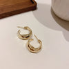 Wholesale Geometric Alloy Earrings With 925 Silver Needles And Electroplating Treatment For Women Simple Fashion Temperament