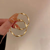Wholesale Geometric Alloy Earrings With 925 Silver Needles And Electroplating Treatment For Women Simple Fashion Temperament