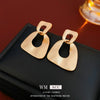 Wholesale Geometric Alloy Earrings With 925 Silver Needles And Electroplating Treatment For Women Simple Fashion Temperament