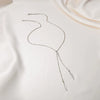 Wholesale Geometric Alloy Pendant Necklace With Snake Bone Chain For Women