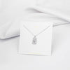Wholesale Geometric Alloy Pendant Necklace With Snake Bone Chain For Women