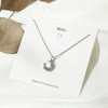 Wholesale Geometric Alloy Pendant Necklace With Snake Bone Chain For Women