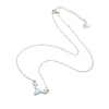 Wholesale Geometric Alloy Pendant Necklace With Snake Bone Chain For Women