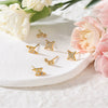 Wholesale Geometric And Star Pattern Electroplated Stainless Steel Women's Earrings
