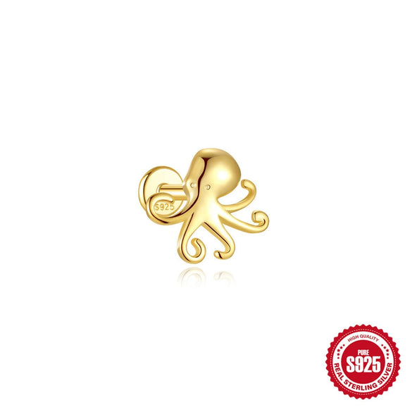 Wholesale Geometric Animal Series S925 Sterling Silver Ear Jewelry With Environmentally Friendly Plating Unisex Style