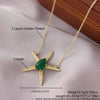 Wholesale Geometric Animal Zodiac Copper Electroplated Pendant Necklace With O Chain