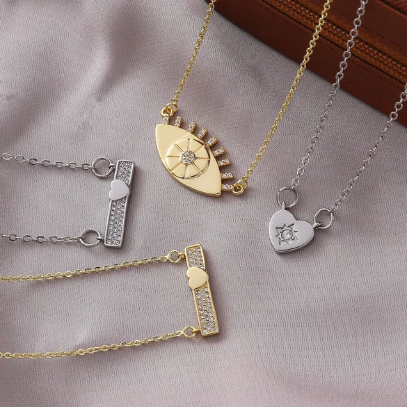 Wholesale Geometric Animal Zodiac Copper Electroplated Pendant Necklace With O Chain