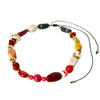 Wholesale Geometric Beaded Stainless Steel Necklace With Electroplating For Women