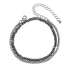 Wholesale Geometric Blackstone Elastic Handmade Unisex Bracelet