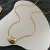 Wholesale Geometric Brass Copper Electroplating Allmatch Necklace