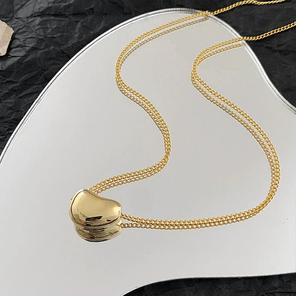 Wholesale Geometric Brass Copper Electroplating Allmatch Necklace