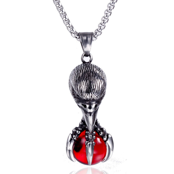 Wholesale Geometric Casting Stainless Steel Bird Pendant Necklace For Men And Women