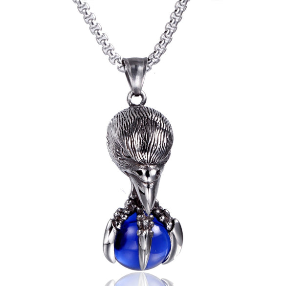 Wholesale Geometric Casting Stainless Steel Bird Pendant Necklace For Men And Women