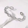Wholesale Geometric Chain Titanium Steel And Stainless Steel Bracelet With Electroplating Treatment High Grade And Non Fading