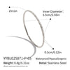 Wholesale Geometric Circle Diamondencrusted Electroplated Stainless Steel Bracelet For Women