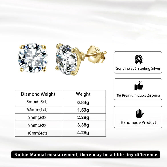 Wholesale Geometric Claw Earrings 925 Sterling Silver Electroplated For Women