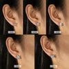 Wholesale Geometric Claw Earrings 925 Sterling Silver Electroplated For Women