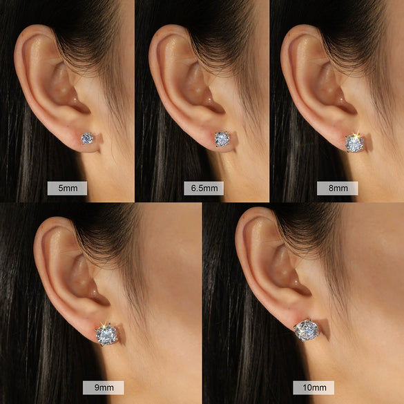 Wholesale Geometric Claw Earrings 925 Sterling Silver Electroplated For Women