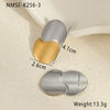 Wholesale Geometric Color Matching Stainless Steel 18K Gold Plated Women's Fashion Earrings