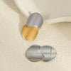 Wholesale Geometric Color Matching Stainless Steel 18K Gold Plated Women's Fashion Earrings