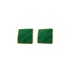 Wholesale Geometric Colorful Enamel Goldplated Stainless Steel Earrings For Women
