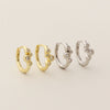 Wholesale Geometric Combination Diamond Earrings S925 Silver Electroplated For Women