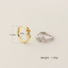 Wholesale Geometric Combination Diamond Earrings S925 Silver Electroplated For Women