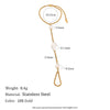 Wholesale Geometric Conch Bracelet Stainless Steel 18K Gold Plated For Women