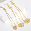 Wholesale Geometric Copper Bracelet Jewelry Set With Electroplating Oval Shape Unisex