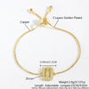 Wholesale Geometric Copper Bracelet Jewelry Set With Electroplating Oval Shape Unisex