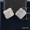 Wholesale Geometric Copper Diamond Earrings For Women Fashion Ol Style