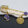 Wholesale Geometric Copper Dripping Oil Small Feet Brooch For Women Clothing Accessories