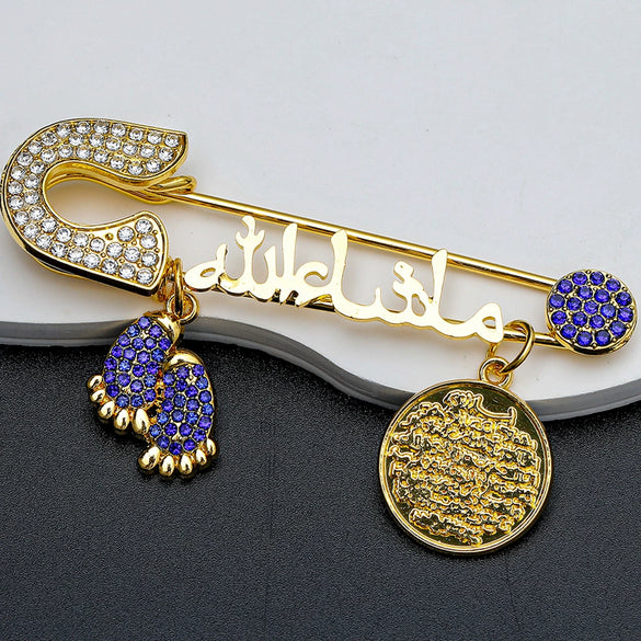 Wholesale Geometric Copper Dripping Oil Small Feet Brooch For Women Clothing Accessories